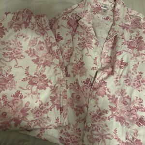 LoveShackFancy Pink Floral Pajamas